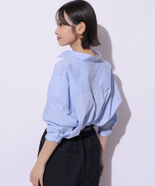 Mystrada（マイストラーダ）の「ベーシックシャツ（シャツ/ブラウス・レディース・ライトイエロー/ライトブルー/ホワイト/ピンク系その他5・38/36）」の10枚目の写真