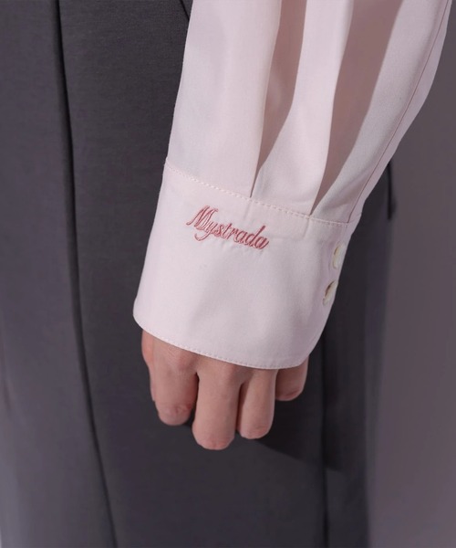 Mystrada（マイストラーダ）の「ベーシックシャツ（シャツ/ブラウス・レディース・ライトイエロー/ライトブルー/ホワイト/ピンク系その他5・38/36）」の13枚目の写真