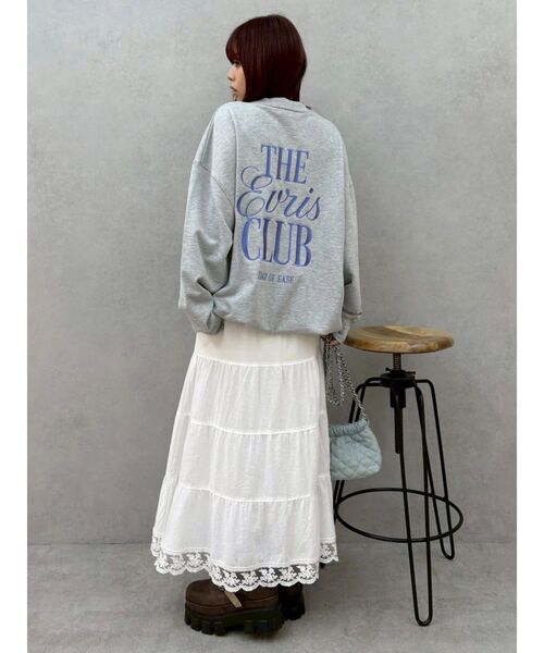 EVRIS(エヴリス)の「スリットロングティアードスカート(スカート・レディース・イエロー/ホワイト・FREE)」の18枚目の写真