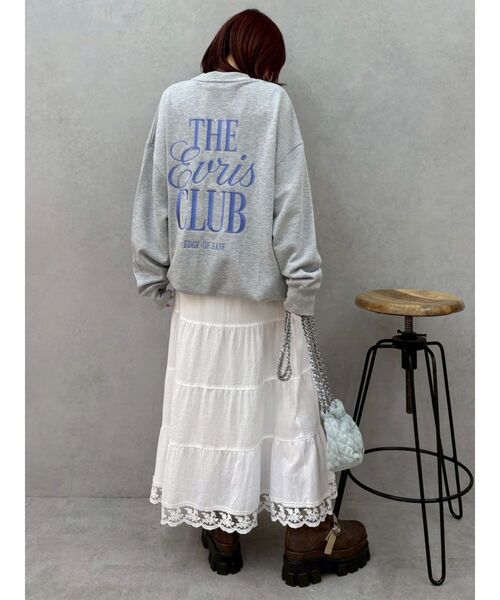 EVRIS(エヴリス)の「スリットロングティアードスカート(スカート・レディース・イエロー/ホワイト・FREE)」の19枚目の写真