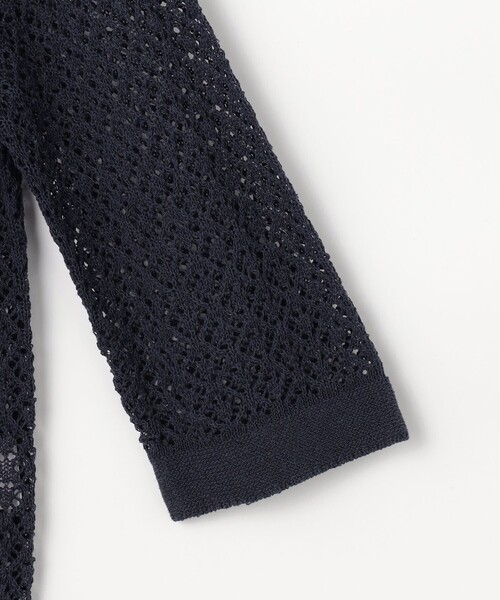 J.PRESS Ladies(J.プレス レディス)の「LINEN COTTON BLEND ニット カーディガン(カーディガン/ボレロ・レディース・アイボリー系/ライトグレー系/ネイビー系・SMALL)」の14枚目の写真