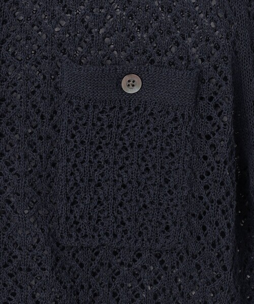 J.PRESS Ladies(J.プレス レディス)の「LINEN COTTON BLEND ニット カーディガン(カーディガン/ボレロ・レディース・アイボリー系/ライトグレー系/ネイビー系・SMALL)」の15枚目の写真