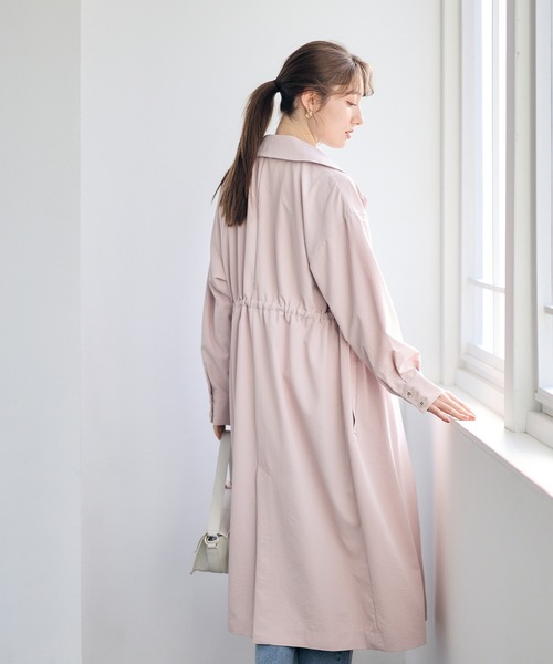 12Twelve Agenda(トゥエルブ アジェンダ)の「ウエストドロストロングコート(その他アウター・レディース・ベージュ/ネイビー/ピンク・M)」の13枚目の写真