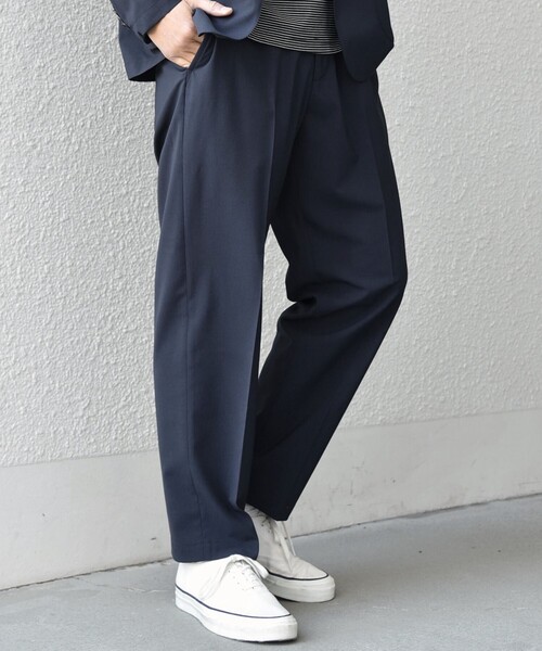 SHIPS any（シップス エニィ）の「SHIPS any:〈吸水速乾〉Rapidry クリース アンクル テーパード イージーパンツ26SS◇（スラックス・メンズ・ブラック/グレー/ブラウン/ベージュ/ネイビー/チャコールグレー・SMALL/MEDIUM/LARGE/X-LARGE）」の6枚目の写真