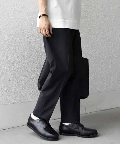 SHIPS any（シップス エニィ）の「SHIPS any:〈吸水速乾〉Rapidry クリース アンクル テーパード イージーパンツ26SS◇（スラックス・メンズ・ブラック/グレー/ブラウン/ベージュ/ネイビー/チャコールグレー・SMALL/MEDIUM/LARGE/X-LARGE）」の14枚目の写真