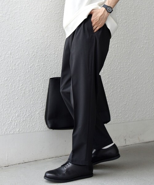 SHIPS any（シップス エニィ）の「SHIPS any:〈吸水速乾〉Rapidry クリース アンクル テーパード イージーパンツ26SS◇（スラックス・メンズ・ブラック/グレー/ブラウン/ベージュ/ネイビー/チャコールグレー・SMALL/MEDIUM/LARGE/X-LARGE）」の15枚目の写真