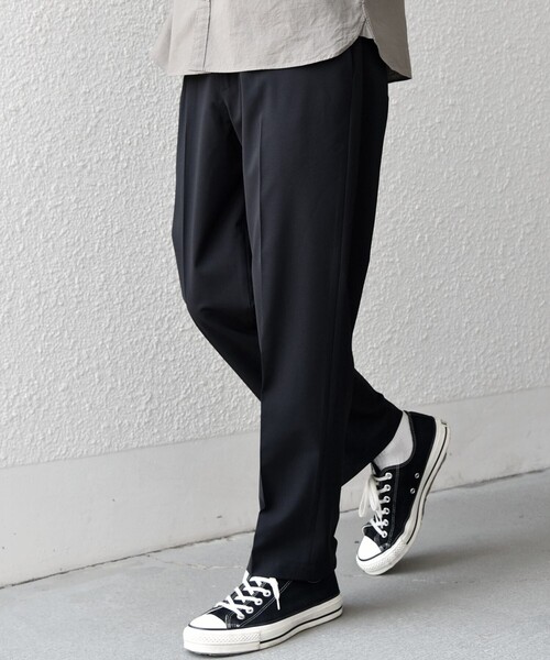 SHIPS any（シップス エニィ）の「SHIPS any:〈吸水速乾〉Rapidry クリース アンクル テーパード イージーパンツ26SS◇（スラックス・メンズ・ブラック/グレー/ブラウン/ベージュ/ネイビー/チャコールグレー・SMALL/MEDIUM/LARGE/X-LARGE）」の20枚目の写真