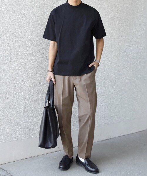 SHIPS any（シップス エニィ）の「SHIPS any:〈吸水速乾〉Rapidry クリース アンクル テーパード イージーパンツ26SS◇（スラックス・メンズ・ブラック/グレー/ブラウン/ベージュ/ネイビー/チャコールグレー・SMALL/MEDIUM/LARGE/X-LARGE）」の22枚目の写真