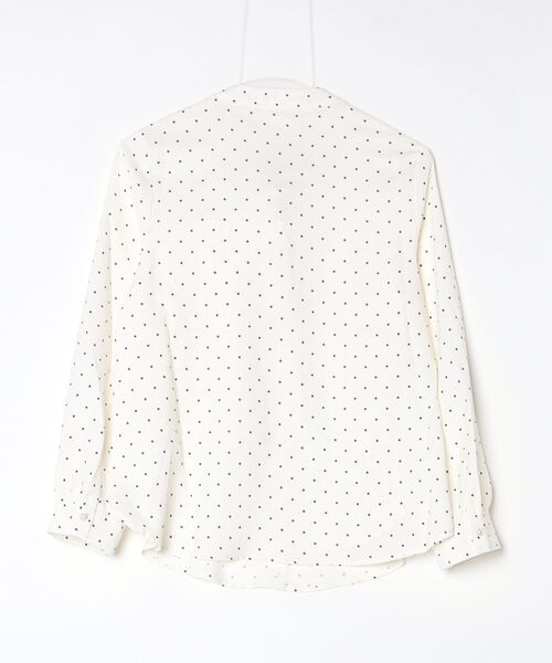 ASTORIA ODIER（アストリアオディール）の「２way ドット柄ボウタイブラウス(UVカット/接触冷感)（シャツ/ブラウス・レディース・ホワイト/ブラック・MEDIUM/LARGE）」の20枚目の写真