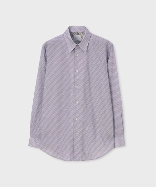 Paul Smith(ポールスミス)の「"Camels Cars" カジュアルシャツ / 163319 598Z(シャツ/ブラウス・メンズ・ライトパープル/オフホワイト・SMALL/X-LARGE/LARGE/MEDIUM)」の1枚目の写真