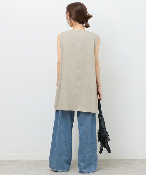 JOURNAL STANDARD relume(ジャーナルスタンダード レリューム)の「ストリングワイドデニム(デニムパンツ・レディース・ブルー/ライトブルー・38/36)」の5枚目の写真