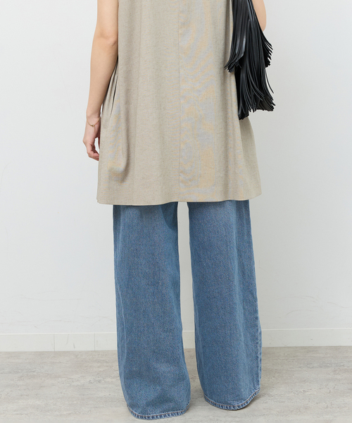 JOURNAL STANDARD relume(ジャーナルスタンダード レリューム)の「ストリングワイドデニム(デニムパンツ・レディース・ブルー/ライトブルー・38/36)」の8枚目の写真