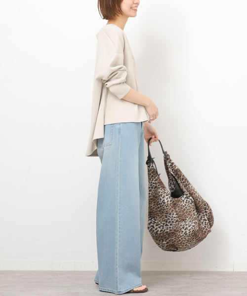 JOURNAL STANDARD relume(ジャーナルスタンダード レリューム)の「ストリングワイドデニム(デニムパンツ・レディース・ブルー/ライトブルー・38/36)」の10枚目の写真