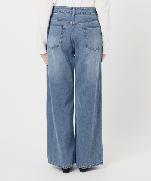 JOURNAL STANDARD relume(ジャーナルスタンダード レリューム)の「ストリングワイドデニム(デニムパンツ・レディース・ブルー/ライトブルー・38/36)」の20枚目の写真