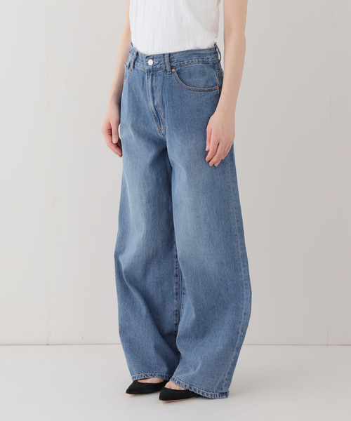 JOURNAL STANDARD relume(ジャーナルスタンダード レリューム)の「ストリングワイドデニム(デニムパンツ・レディース・ブルー/ライトブルー・38/36)」の5枚目の写真