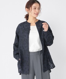 studio CLIP | 3Dレースバンドカラーシャツ(シャツ/ブラウス)