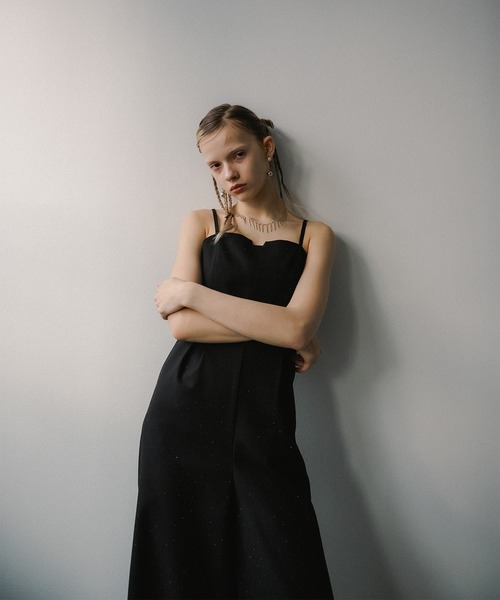 et.UNiVER(エトユニベール)の「Midnight dot pants dress(パンツドレス・レディース・ブラック/グレー・SMALL/MEDIUM/LARGE)」の18枚目の写真