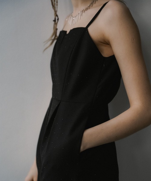 et.UNiVER(エトユニベール)の「Midnight dot pants dress(パンツドレス・レディース・ブラック/グレー・SMALL/MEDIUM/LARGE)」の22枚目の写真