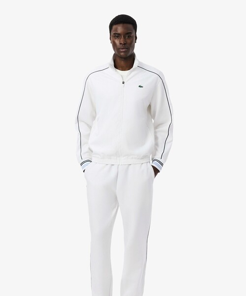 LACOSTE(ラコステ)の「『ダニール・メドベージェフ』セットアップトラックスーツ(ジャージ・メンズ・ホワイト・5/3/4)」の2枚目の写真