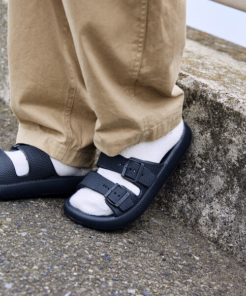 FREAK'S STORE(フリークスストア)の「限定展開 FREAK'S STORE OUTDOORS フリークスアウトドアーズ ダブルストラップ リカバリー スライドサンダル(サンダル・メンズ・ブラック/レオパード・24.0cm/25.0cm/26.0cm/27.0cm/28.0cm/23.0cm)」の16枚目の写真
