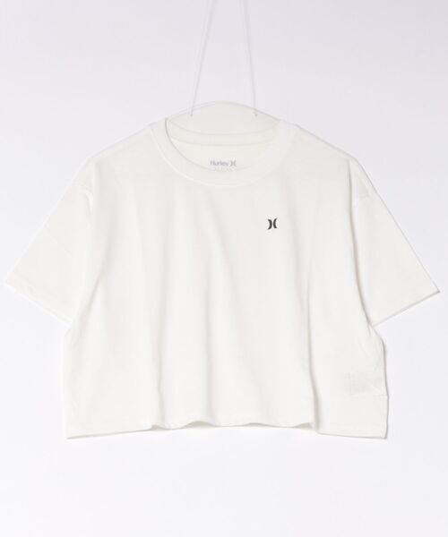 Hurley (ハーレー)の「Hurley/ハーレー 半袖 Tシャツ レディース ICON SHORTSLEEVE CROP TEE WCSS261014(Tシャツ/カットソー・レディース・ホワイト/ライトブルー/ブラック/グレイッシュブルー・M)」の9枚目の写真