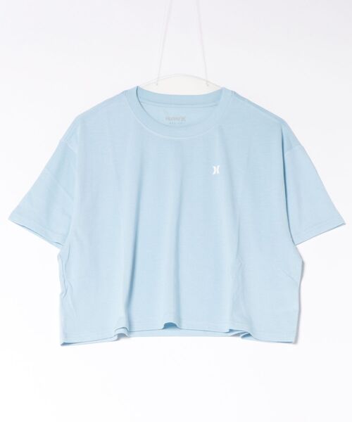 Hurley (ハーレー)の「Hurley/ハーレー 半袖 Tシャツ レディース ICON SHORTSLEEVE CROP TEE WCSS261014(Tシャツ/カットソー・レディース・ホワイト/ライトブルー/ブラック/グレイッシュブルー・M)」の17枚目の写真