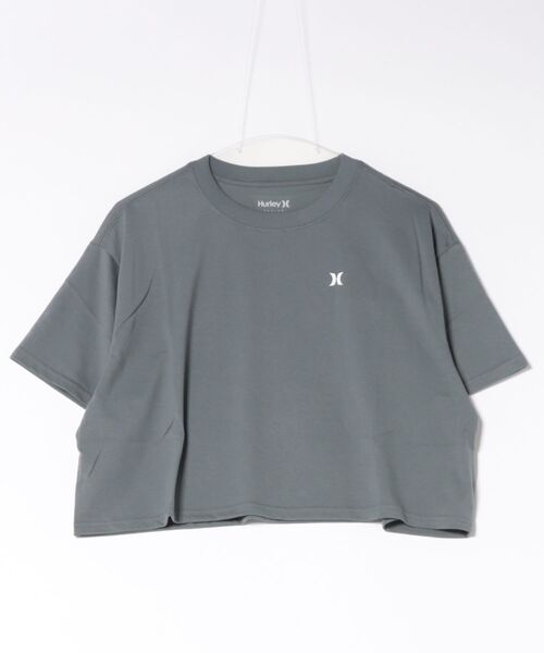 Hurley (ハーレー)の「Hurley/ハーレー 半袖 Tシャツ レディース ICON SHORTSLEEVE CROP TEE WCSS261014(Tシャツ/カットソー・レディース・ホワイト/ライトブルー/ブラック/グレイッシュブルー・M)」の21枚目の写真