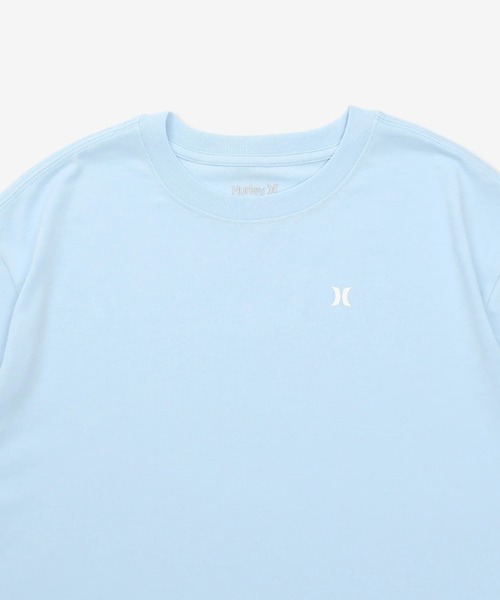 Hurley (ハーレー)の「Hurley/ハーレー 半袖 Tシャツ レディース ICON SHORTSLEEVE CROP TEE WCSS261014(Tシャツ/カットソー・レディース・ホワイト/ライトブルー/ブラック/グレイッシュブルー・M)」の15枚目の写真