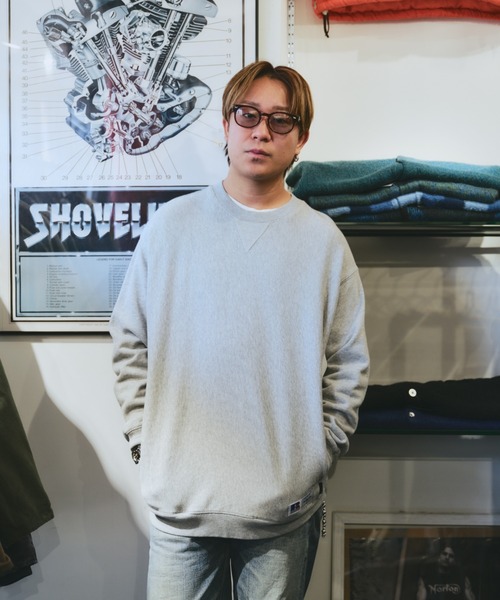 Russell Athletic(ラッセルアスレティック)の「RUSSELL ATHLETIC × BerBerJin / ラッセルアスレティック × ベルベルジン Soft Loop Back Sweat CN クルーネック トレーナー 2026年春夏(スウェット・メンズ・ブラック/グレー/ネイビー・S/M/L)」の7枚目の写真