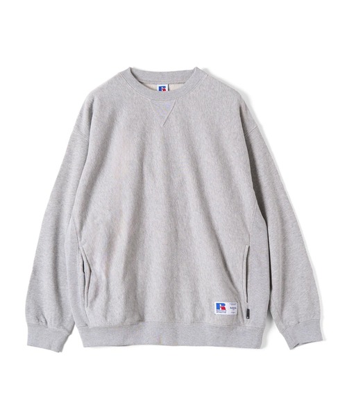 Russell Athletic(ラッセルアスレティック)の「RUSSELL ATHLETIC × BerBerJin / ラッセルアスレティック × ベルベルジン Soft Loop Back Sweat CN クルーネック トレーナー 2026年春夏(スウェット・メンズ・ブラック/グレー/ネイビー・S/M/L)」の4枚目の写真
