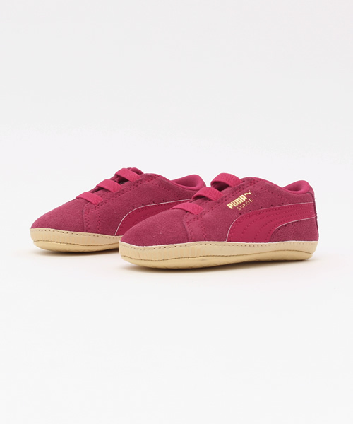 PUMA(プーマ)の「スウェードクリブ (KIDS)(スニーカー・キッズ・ブルー/レッド・11cm/12cm)」の2枚目の写真