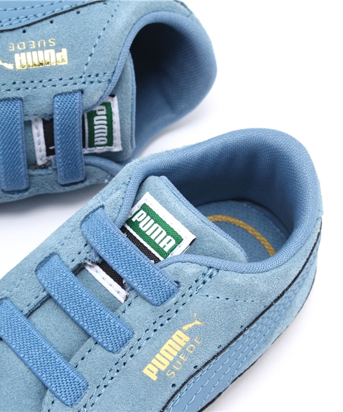 PUMA(プーマ)の「スウェードクリブ (KIDS)(スニーカー・キッズ・ブルー/レッド・11cm/12cm)」の4枚目の写真