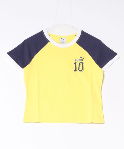 PUMA(プーマ)の「PUMA/プーマ 半袖 Tシャツ FUTURE.PUMA.ARCHIVE スリムショートTシャツ 636790(Tシャツ/カットソー・レディース・ホワイト/イエロー・M/L)」の15枚目の写真