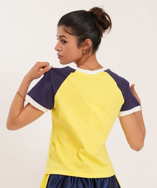 PUMA(プーマ)の「PUMA/プーマ 半袖 Tシャツ FUTURE.PUMA.ARCHIVE スリムショートTシャツ 636790(Tシャツ/カットソー・レディース・ホワイト/イエロー・M/L)」の11枚目の写真