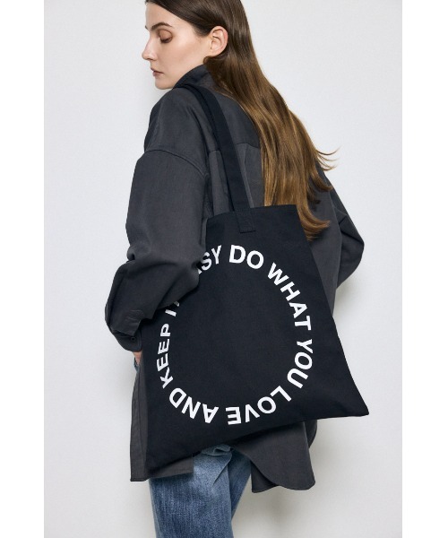 AZUL by moussy(アズールバイマウジー)の「アソートロゴトートバッグ A4収納◎ 大容量 たくさん入る 推し活(トートバッグ・レディース・ブラック/ミント/アイボリー/レッド・FREE)」の14枚目の写真