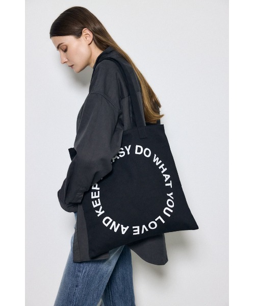 AZUL by moussy(アズールバイマウジー)の「アソートロゴトートバッグ A4収納◎ 大容量 たくさん入る 推し活(トートバッグ・レディース・ブラック/ミント/アイボリー/レッド・FREE)」の15枚目の写真