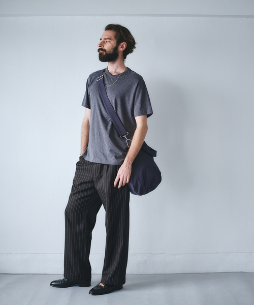 FRED PERRY(フレッドペリー)の「FRED PERRY / フレッドペリー 別注 テニス トラウザーズ(スラックス・メンズ・アイボリー/ブラック・LARGE/MEDIUM)」の3枚目の写真