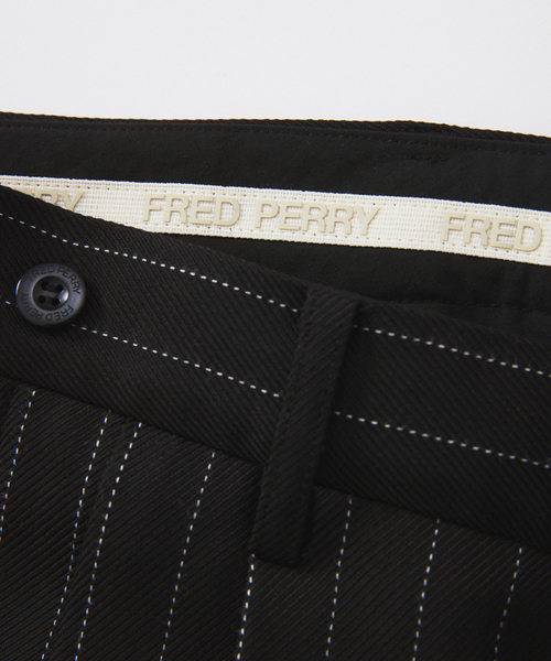 FRED PERRY(フレッドペリー)の「FRED PERRY / フレッドペリー 別注 テニス トラウザーズ(スラックス・メンズ・アイボリー/ブラック・LARGE/MEDIUM)」の10枚目の写真