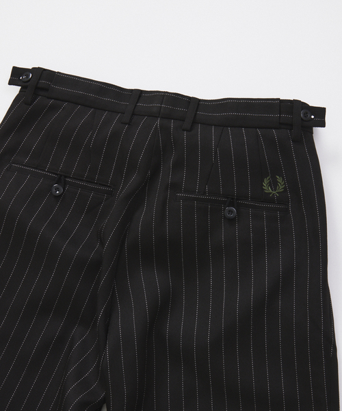 FRED PERRY(フレッドペリー)の「FRED PERRY / フレッドペリー 別注 テニス トラウザーズ(スラックス・メンズ・アイボリー/ブラック・LARGE/MEDIUM)」の11枚目の写真