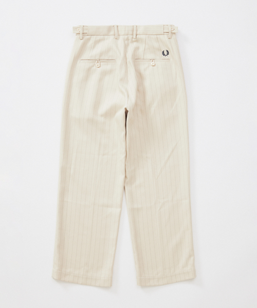FRED PERRY(フレッドペリー)の「FRED PERRY / フレッドペリー 別注 テニス トラウザーズ(スラックス・メンズ・アイボリー/ブラック・LARGE/MEDIUM)」の13枚目の写真