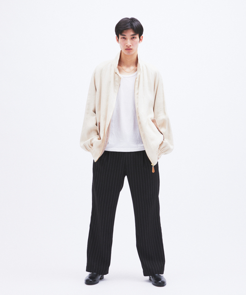 FRED PERRY(フレッドペリー)の「FRED PERRY / フレッドペリー 別注 テニス トラウザーズ(スラックス・メンズ・アイボリー/ブラック・LARGE/MEDIUM)」の14枚目の写真
