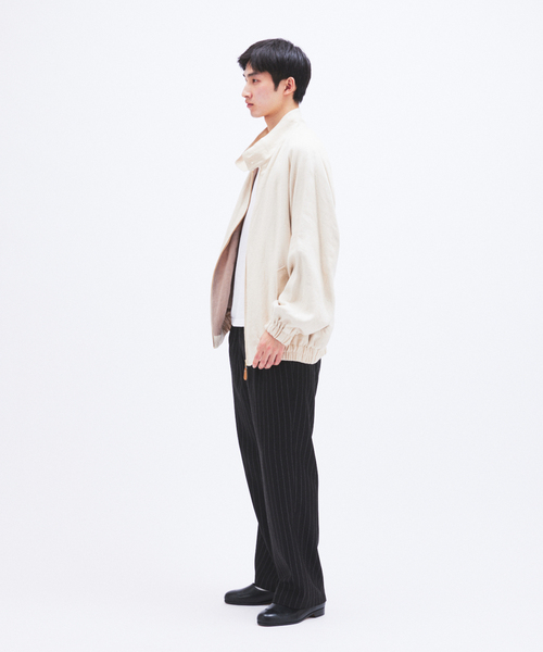 FRED PERRY(フレッドペリー)の「FRED PERRY / フレッドペリー 別注 テニス トラウザーズ(スラックス・メンズ・アイボリー/ブラック・LARGE/MEDIUM)」の15枚目の写真