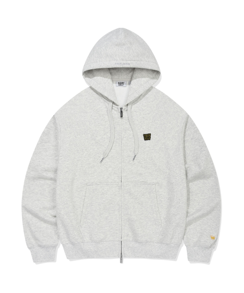 Wacky WiLLy(ワッキーウィリー)の「ダブルワッペンロゴフードジップアップライトグレー(パーカー・レディース・その他・SMALL/MEDIUM/LARGE/X-LARGE)」の13枚目の写真