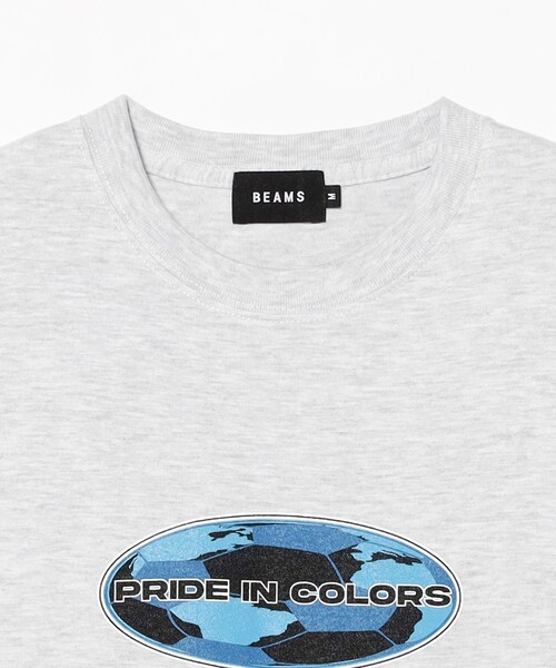 BEAMS T（ビームスティー）の「BEAMS / PRIDE IN COLOR T-shirt（Tシャツ/カットソー・メンズ・ライトグレー/ブラック・XL/S/M/L）」の4枚目の写真