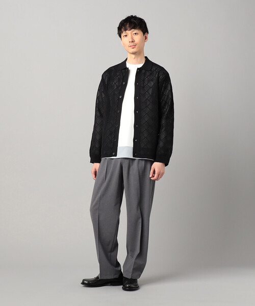 COMME CA MEN(コムサメン)の「リネンライク ワイドパンツ(その他パンツ・メンズ・グレー・L)」の3枚目の写真