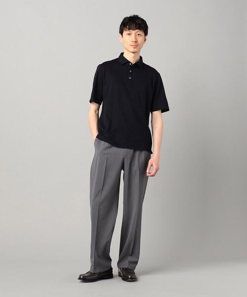 COMME CA MEN(コムサメン)の「リネンライク ワイドパンツ(その他パンツ・メンズ・グレー・L)」の4枚目の写真