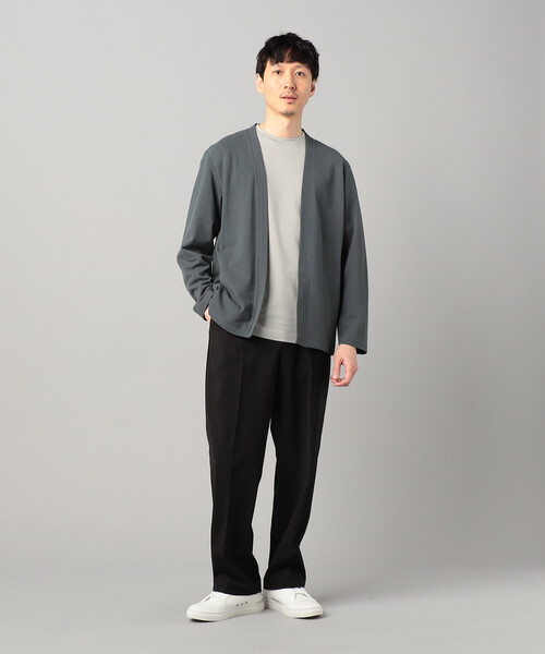 COMME CA MEN(コムサメン)の「リネンライク ワイドパンツ(その他パンツ・メンズ・グレー・L)」の10枚目の写真