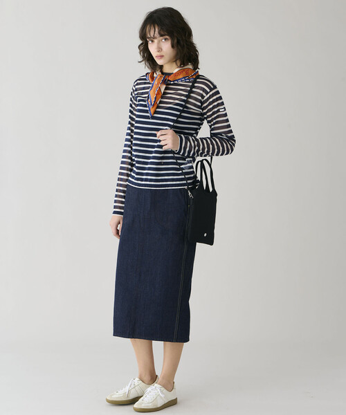 manipuri(マニプリ)の「manipuri | シルクスカーフ フローラ 65×65 WOMEN(バンダナ/スカーフ・レディース・オレンジ系その他/グリーン系その他・ONE)」の6枚目の写真