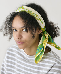 manipuri | manipuri | シルクスカーフ フローラ 65×65 WOMEN(バンダナ/スカーフ)