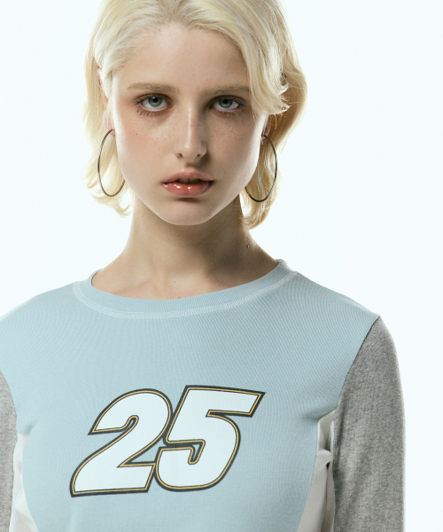 OOH-AHH(ウーアー)の「25カラーリレーションTシャツ(ソラ)(Tシャツ/カットソー・レディース・その他・FREE)」の2枚目の写真